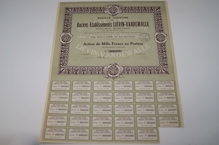 Anciens établissement lievin-vandewalle