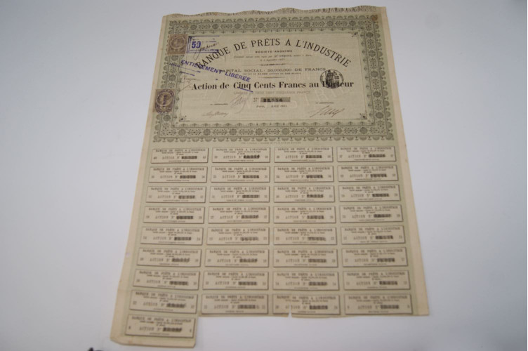 Banque de prêts a l'industrie