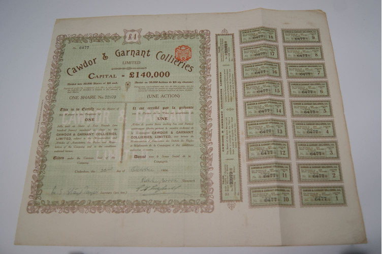 cawdor & garnant collieries