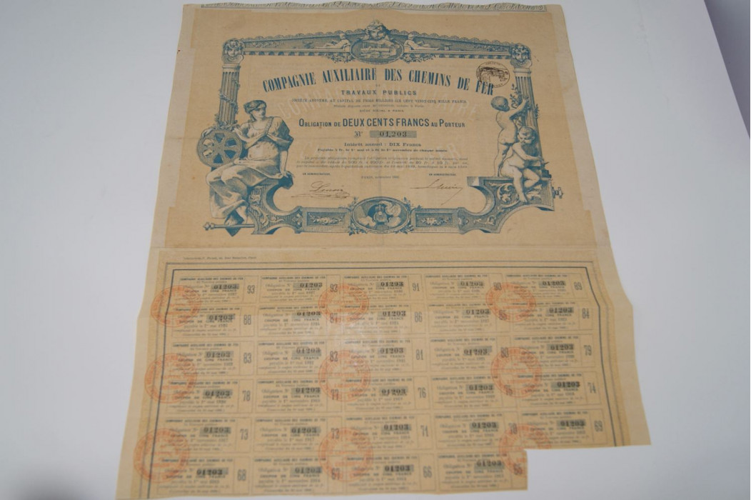 compagnie auxiliaire des chemins de fer