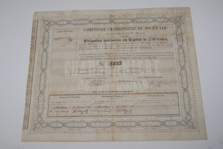 Compagnie charbonnière du Hochwald près Forbach