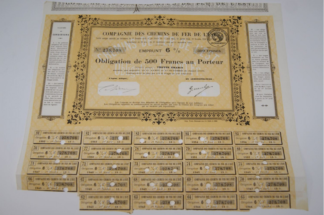 compagnie de chemin de fer de l'est