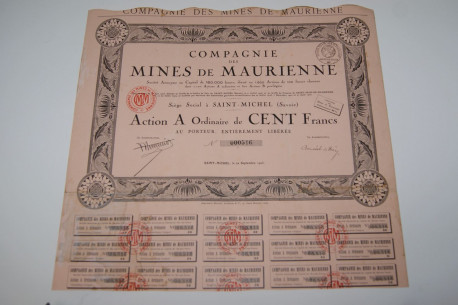compagnie des mines de maurienne