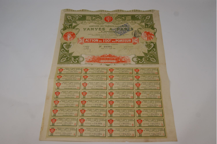 Compagnie des tramways éléctriques de Vanves à Paris