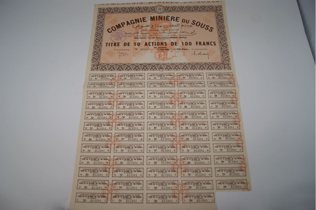 compagnie miniére du souss