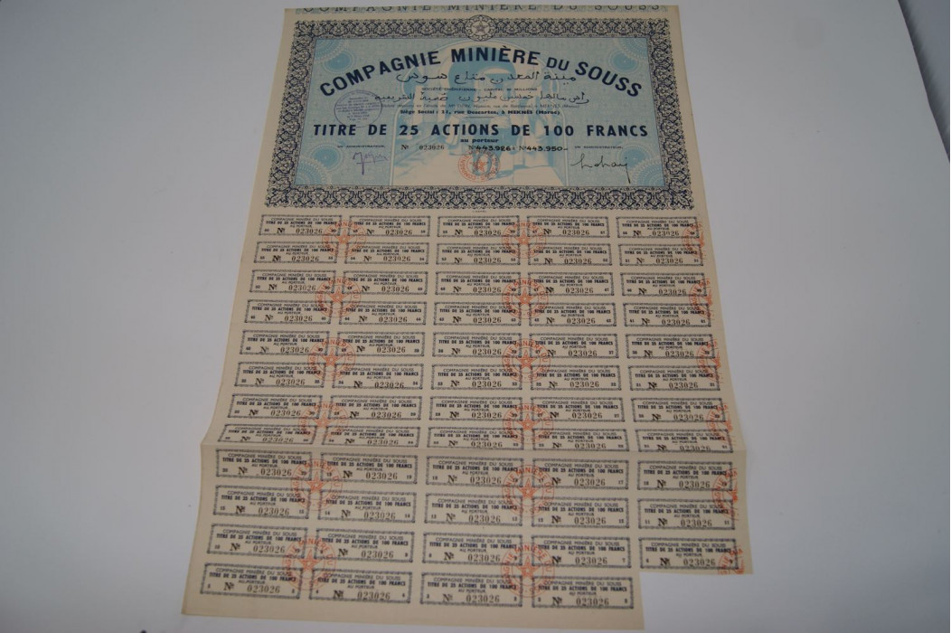 compagnie miniére du souss