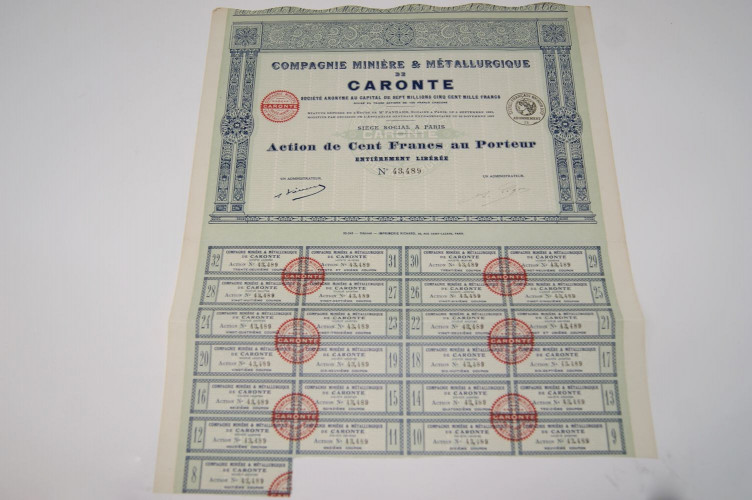 Compagnie minière et métallurgique de Caronte