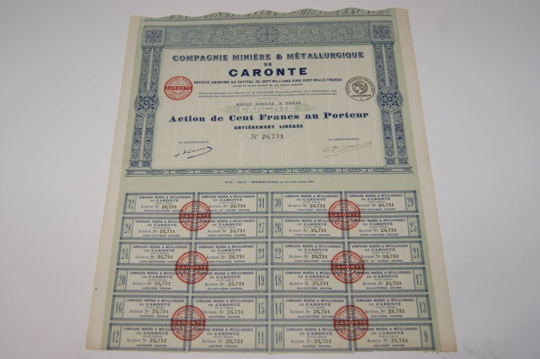 Compagnie minière et métallurgique de Caronte