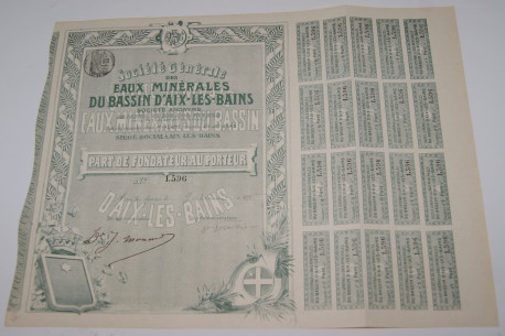 Eaux minérale d'Aix- les-bains