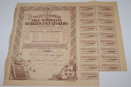 Eaux minérale du bassin d'Aix- les-bains