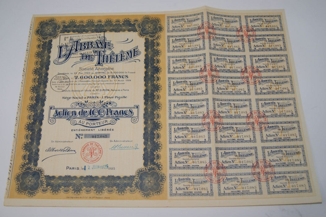 L'Abbaye de Thélème