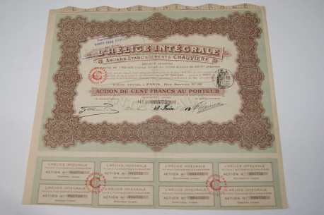 L'Hélice Intégrale Anciens Etablissements Chauviere