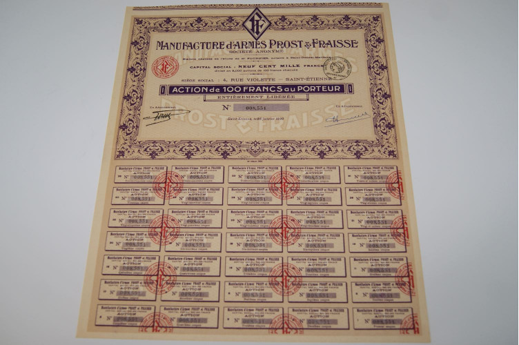 Manifacture d'armes prost &fraisse