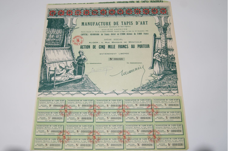 Manufacture de tapis d'art