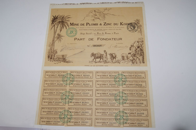 Mine de plomb et zinc du Kohol