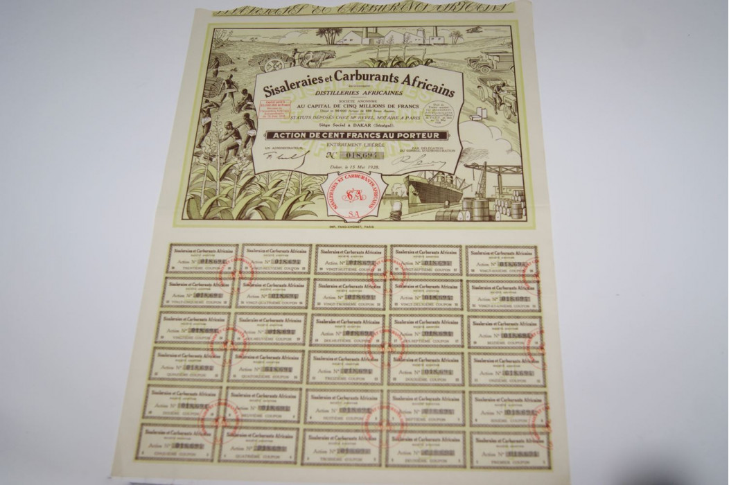 Sisaleraies et carburants Africains