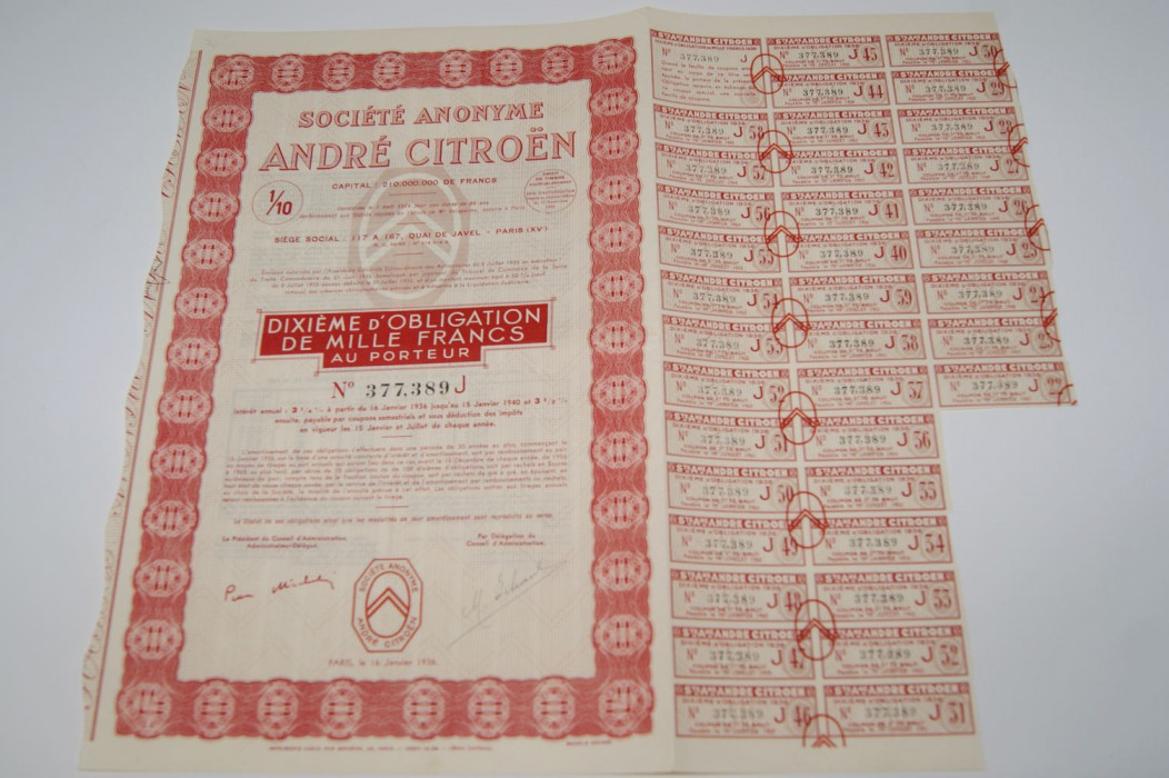 société anonyme andré citroën