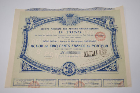 Société anonyme des anciens établissements B.pons