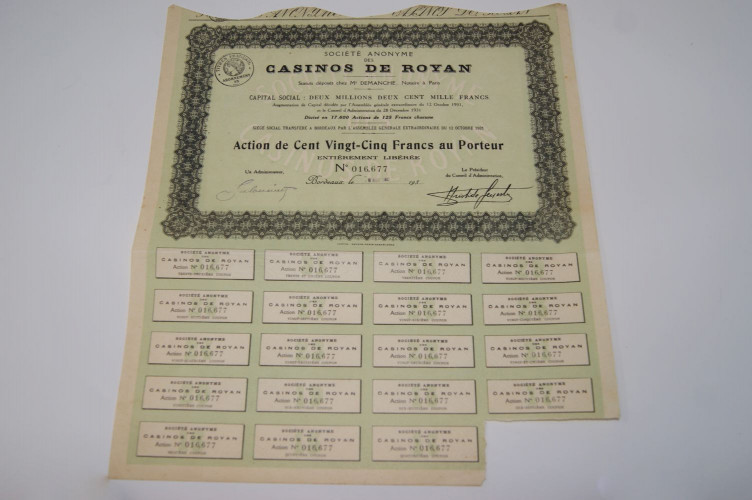 Société anonyme des Casinos de Royan