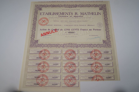 Société anonyme des établissements R. Mathelin