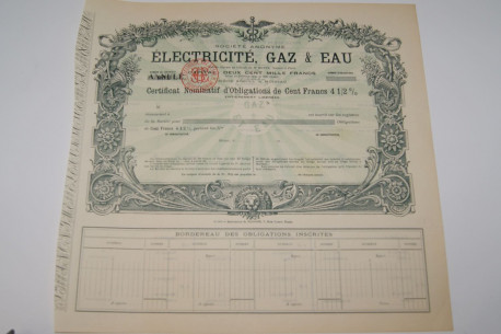 Société anonyme éléctricité gaz & eau