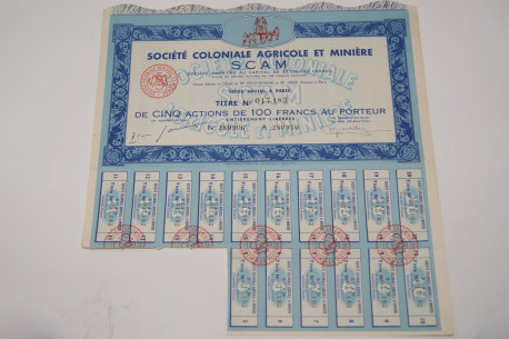 Société coloniale agricole et miniére