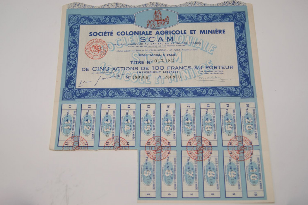 Société coloniale agricole et miniére