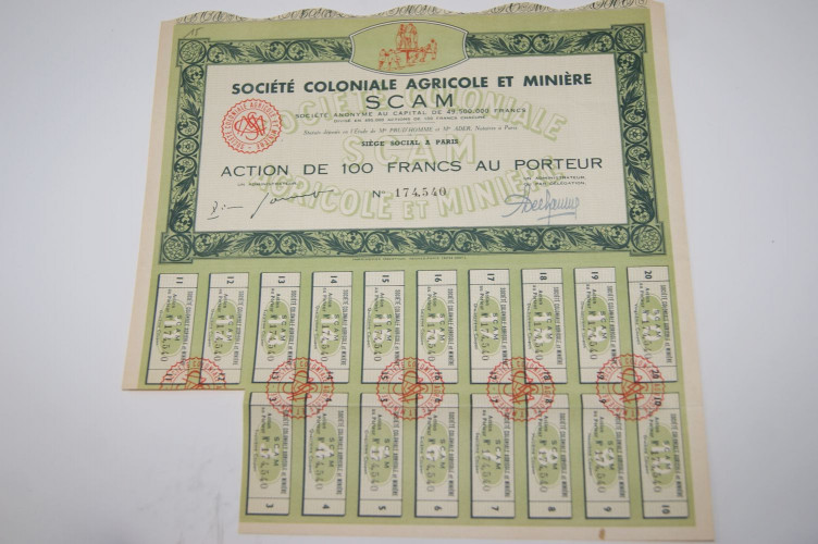 Société coloniale agricole et minière