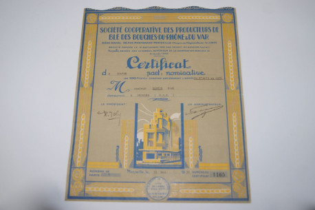 Société cooperative des producteurs de blé des Bouches-Du-Rhône & du Var