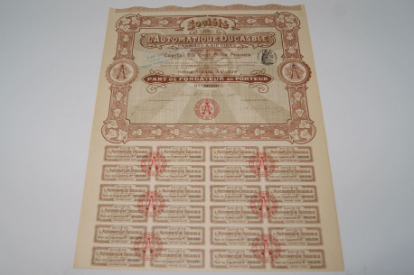 Société de l'Automatique Ducasble chambre à air libre