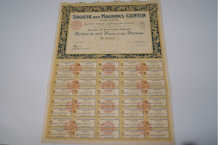 Société des machines Contin