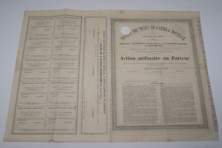 société des mines de sarre & moselle