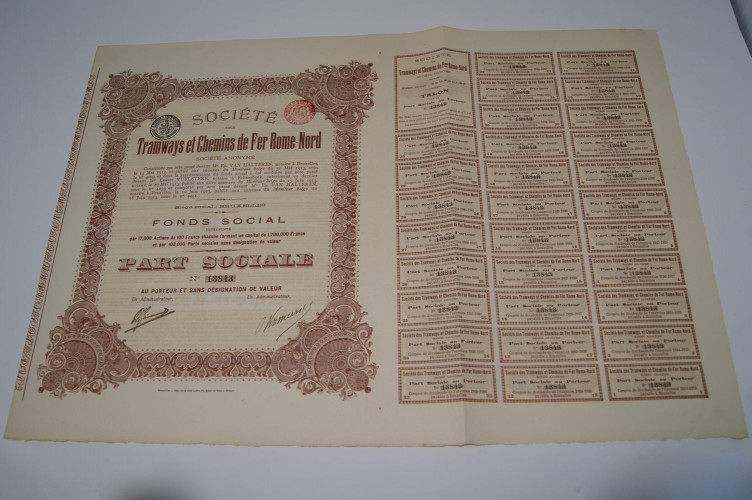 Société des tramways et chemins de fer Rome - Nord