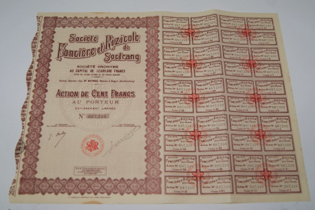 société fonciére et rizicole de soctrang