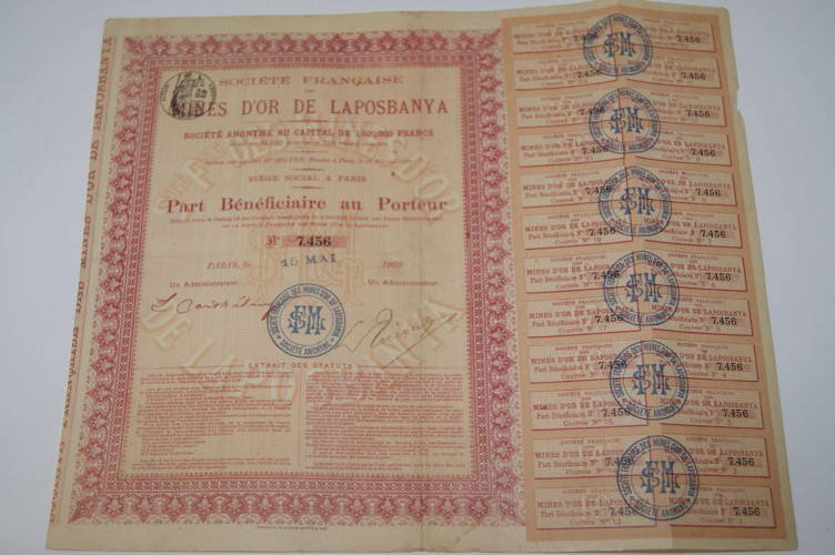 Société française des mines d'or de Laposbanya