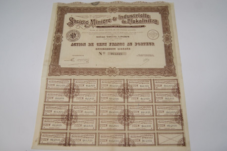 société minière & industrielle de plakalnitza