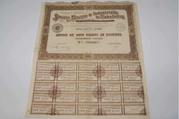 société minière & industrielle de plakalnitza
