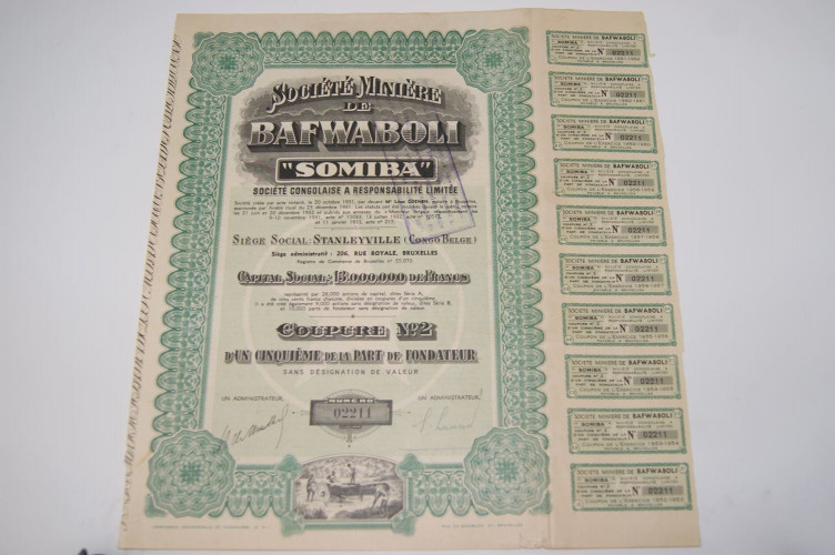 société miniére de Bafwaboli "Somiba"