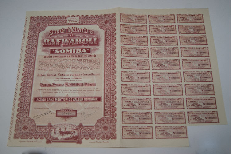 société miniére de Bafwaboli Somiba