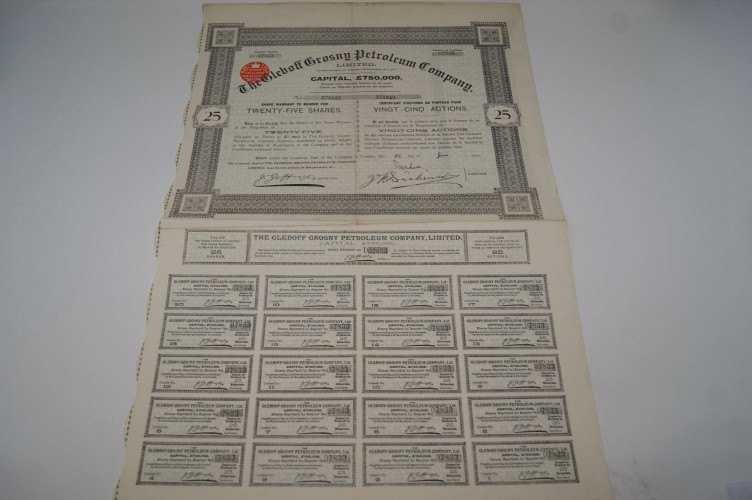 The gleboff grosny petroleum compangy