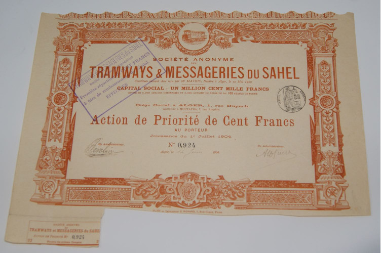 tramways & messageries du sahel