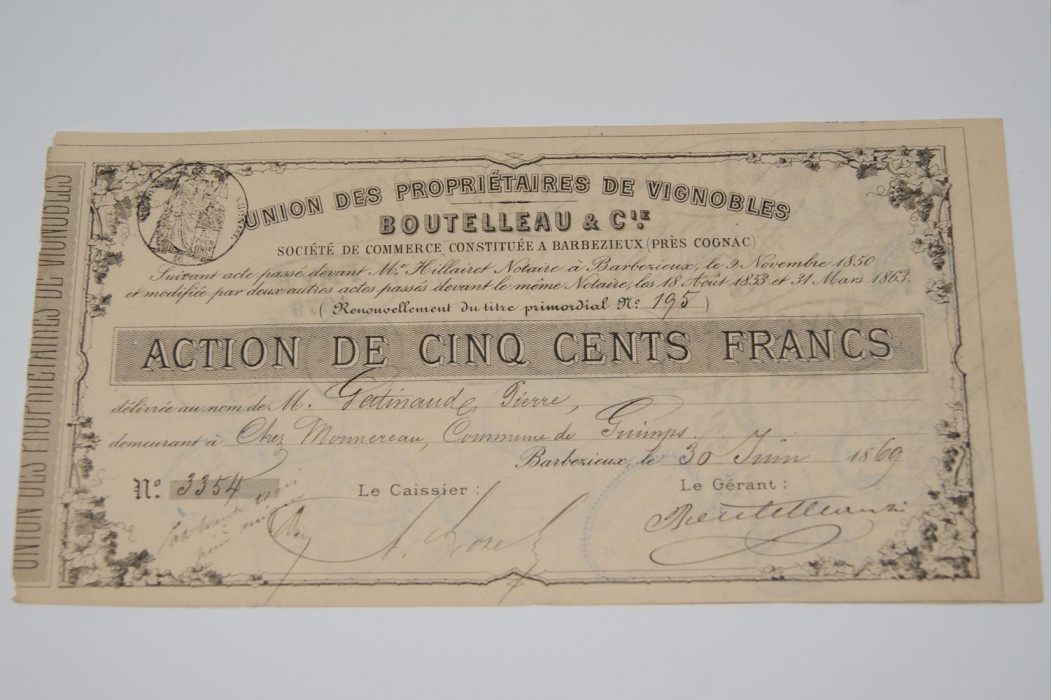 Union des propriétaires de vignobles Boutelleau & Cie.