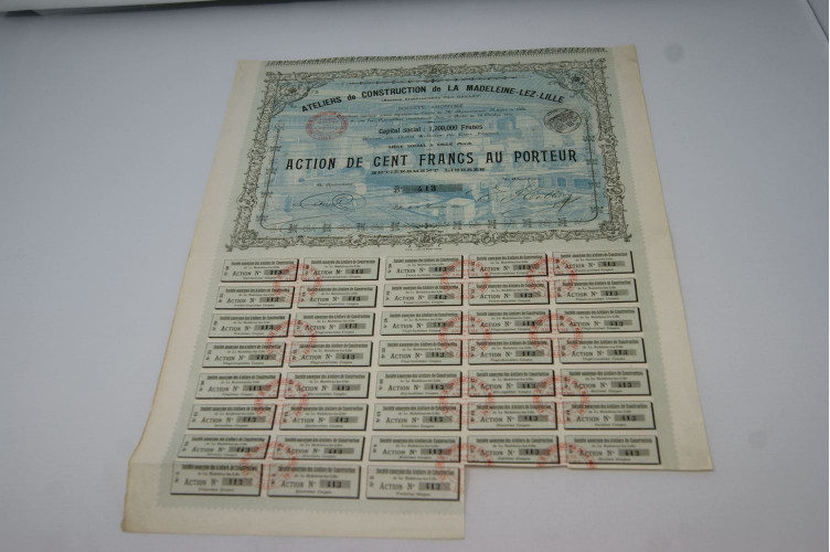 Atelier de construction de la Madeleine-Les-Lille