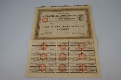 Compagnie des automobiles et moteurs Henriod