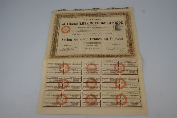 Compagnie des automobiles et moteurs Henriod