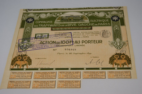Compagnie éléctrique des tramways de la rive gauche de Paris