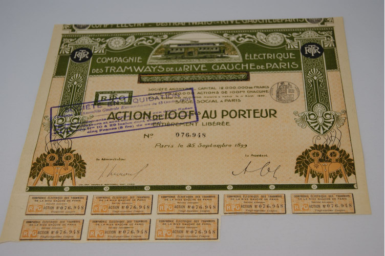 Compagnie éléctrique des tramways de la rive gauche de Paris