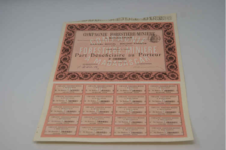 Compagnie forestière-minière à Madagascar