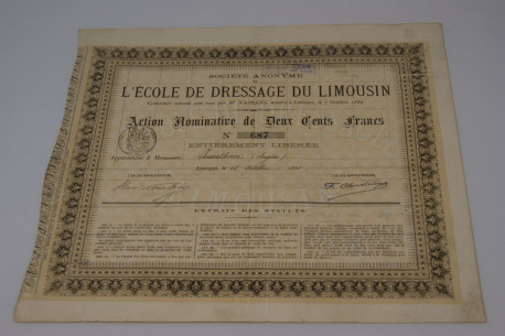 École de dressage du Limousin