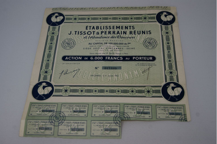 Etablissements J. Tissot & Perrain réunis